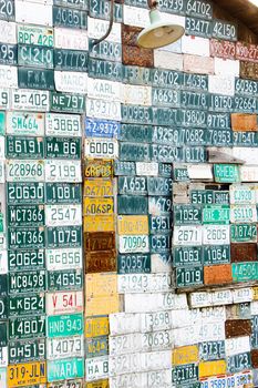 registration numbers, USA