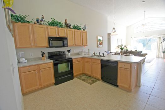 An Interior Shot of a Kitchen in a House