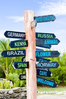 guidepost, North Point, Barbados
