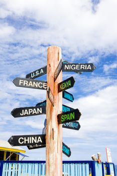 guidepost, North Point, Barbados