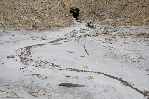 salt texture in salt canyon - transylvania