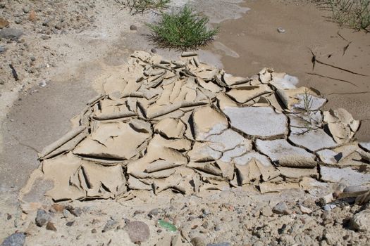 salt texture in salt canyon - transylvania