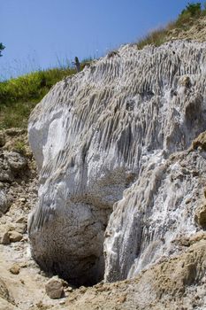 salt texture in salt canyon - transylvania