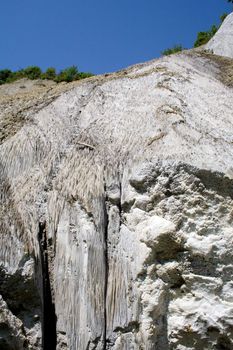 salt texture in salt canyon - transylvania