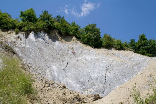 salt texture in salt canyon - transylvania