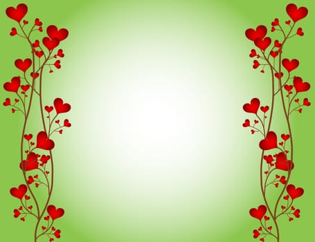 Love Flower Frame