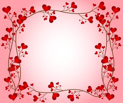 Love Flower Frame