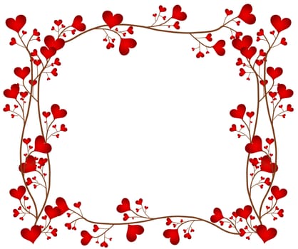 Love Flower Frame