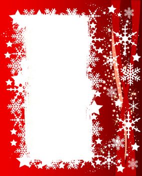 red christmas background- space for your text