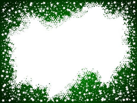 green christmas background- space for your text