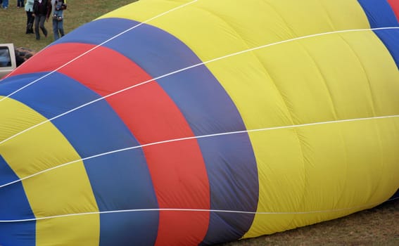 Hot air balloon festival in rural North Carolina.