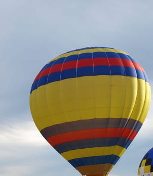 Hot air balloon festival in rural North Carolina.