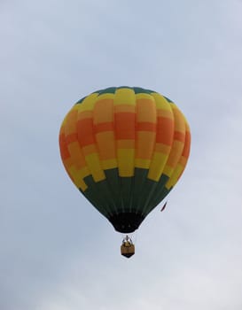 Hot air balloon festival in rural North Carolina.