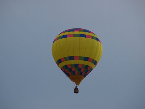 Hot air balloon festival in rural North Carolina.