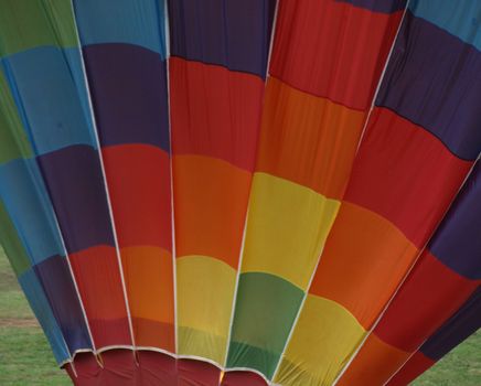 Hot air balloon festival in rural North Carolina.