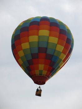 Hot air balloon festival in rural North Carolina.