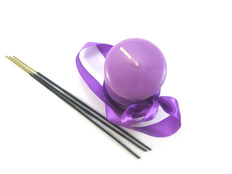 Aromatic candle and aromatic sticks