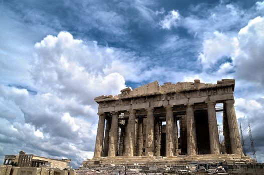 The Parthenon on Athens' acropolis