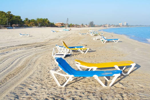 View of a deserted beach