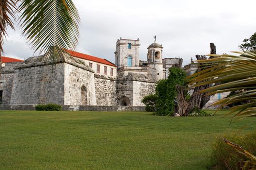 Old fortress called "La Fuerza" in the historic neighbourhood in Havana