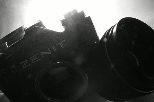 Old Zenit and photo accessories