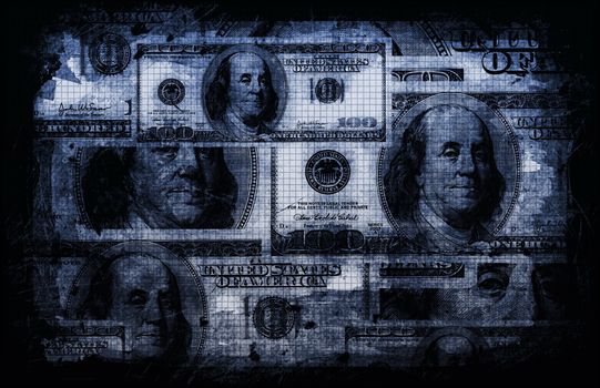 Business Finance US Dollar Bills Economy Abstract