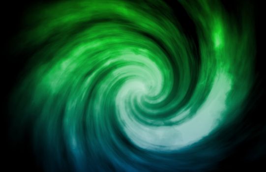 Alien Abstract Vortex Background Art in Swirls