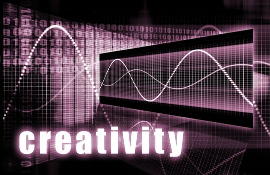 Creativity Business as a Art Concept Background