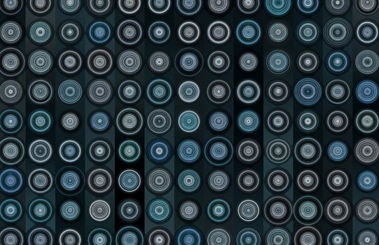 Blue Grunge Background With a Circles Art