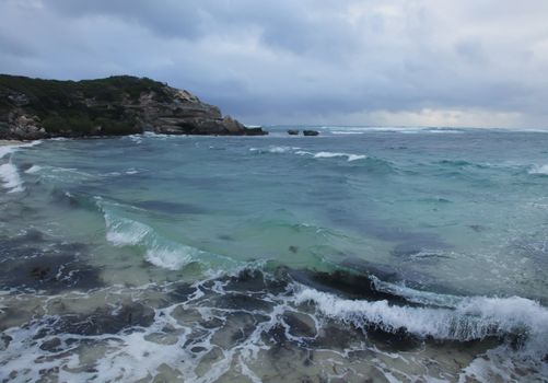 Storm is Coming With Dark Skies in the Beach