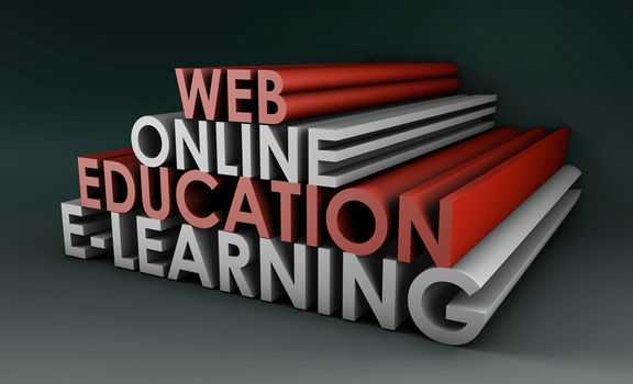 Online Education or Distance Learning in 3d