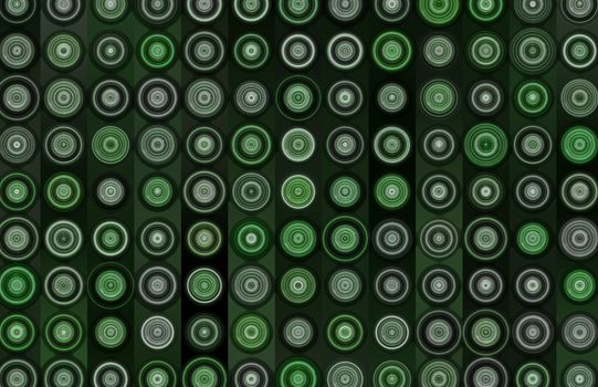 Green Grunge Background With a Circles Art