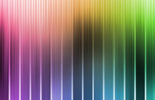 Rainbow Energy Spectrum With Data Grid Lines