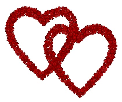 illustration of a Flower heart