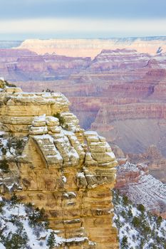 Grand Canyon National Park in winter, Arizona, USA