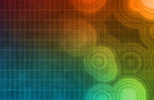 Tech Digital Data Transfer Network as Abstract