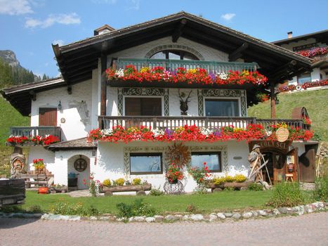 House in the Dolomites, Italy