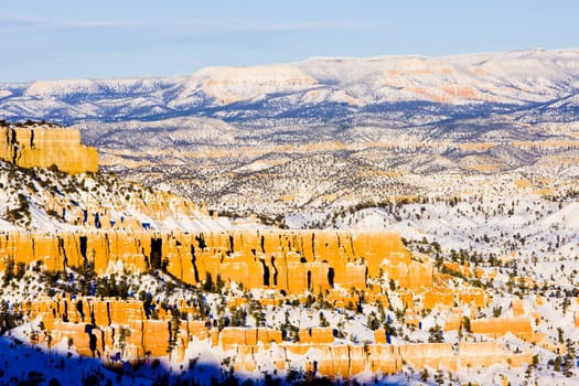 Bryce Canyon National Park in winter, Utah, USA