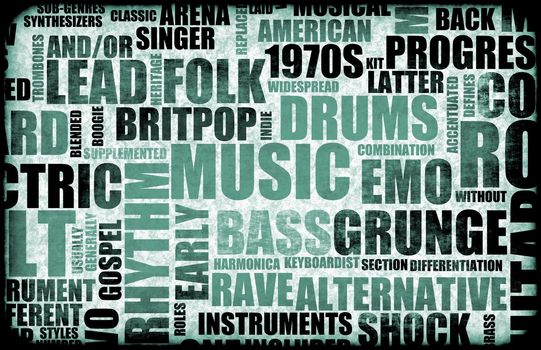 Music Background With Different Genres and Types