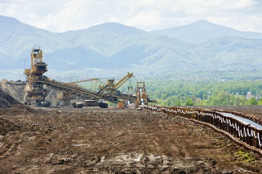 industry in Tuzla region, Bosnia and Hercegovina