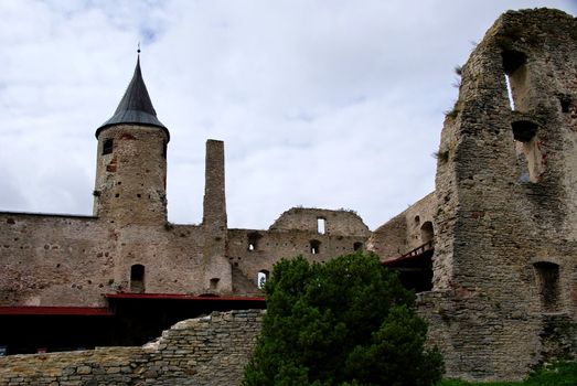  Estonia. Haapsalu. Ruins of a castle . 13 century