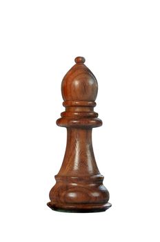 Black bishop - one of 12 different chess piece
