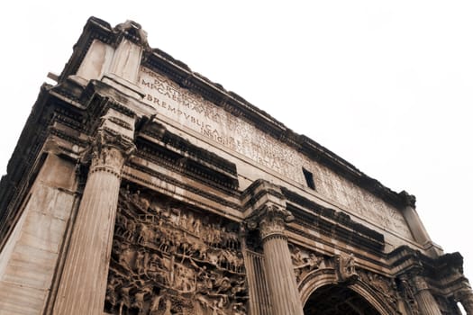 The Roman Forum at the heart of Rome (Roma) Italy