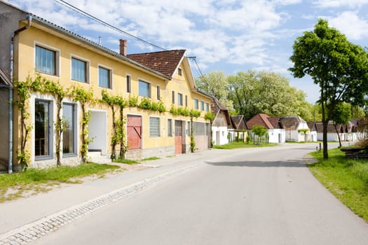 wine cellars, Jetzelsdorf, Lower Austria, Austria