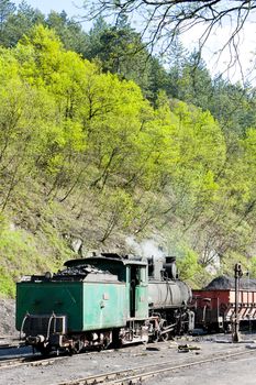 steam locomotive, delivery point in Oskova, Bosnia and Hercegovina