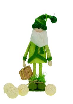 This is a picture of green santa