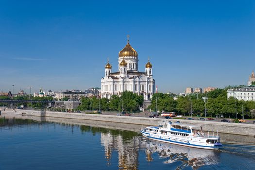 Cathedral of Christ the Savior in Moscow, Russia