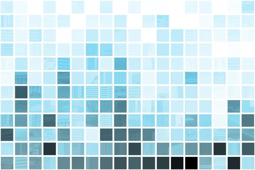 Blue Simplistic and Minimalist Abstract Block Background