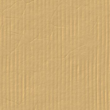 Seamless Cardboard Texture With Corrugated Crease Line
