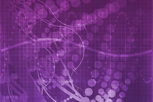 Purple Medical Science Futuristic Technology Abstract Background